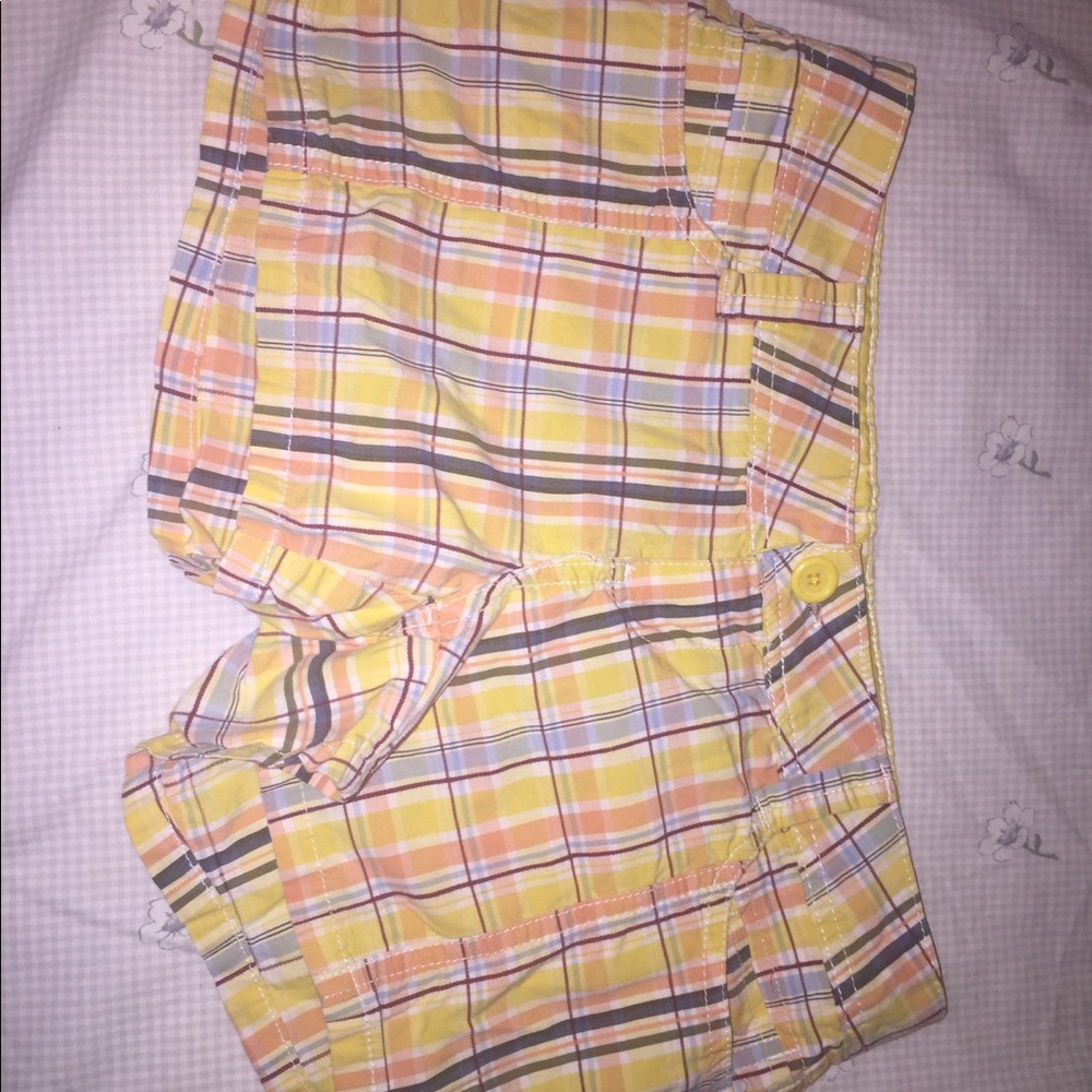 Yellow shorts